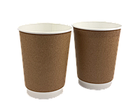 Стакан 2-шаровий Крафт 350мл (430мл) (25шт)