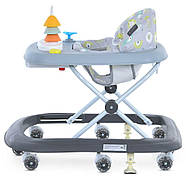 Ходунки El Camino ME 1217 PYRAMID з музичною панеллю, регульованим сидінням та силіконовими колесами, фото 3