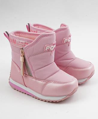 Чоботи дитячі зимові на дівчинку рожеві (LJ-3)