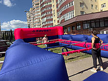 Надувний атракціон футбол із вентилятором та алюмінієвими трубами 12 м, фото 3