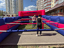 Надувний атракціон футбол із вентилятором та алюмінієвими трубами 12 м, фото 4