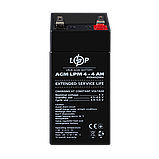 Акумулятор AGM LPM 4V - 4 Ah, фото 2