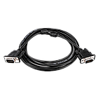 Кабель VGA-3.0BK 3 м чорний (з двома феритовими кільцями)