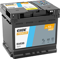 Акумулятор EXIDE PREMIUM 53Ah Ев (-/+) (540EN) (д207*ш175*в190) EA530