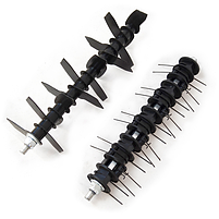 Аератор бензиновий 210 см³, 40 см, 50 л, 35 кг — HECHT 5645 2-in-1, фото 8