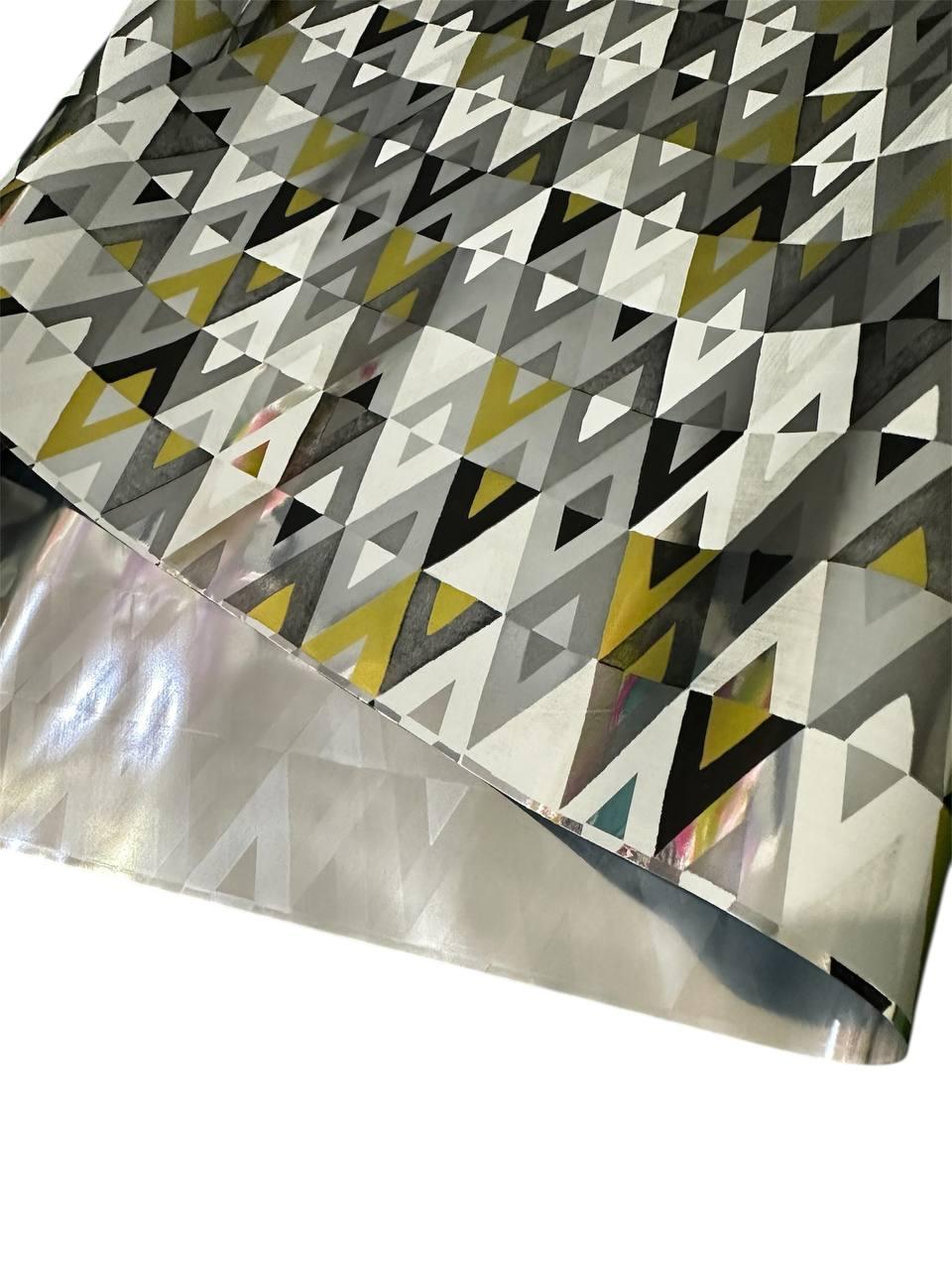 Плівка подарункова 70 см × 10 м абстракція | декоративна плівка для подарунків, пакувальна плівка, святкова упаковка