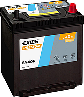 Акумулятор EXIDE PREMIUM 40Ah ASIA Ев (-/+) (350EN) (д187*ш127*в225) EA406