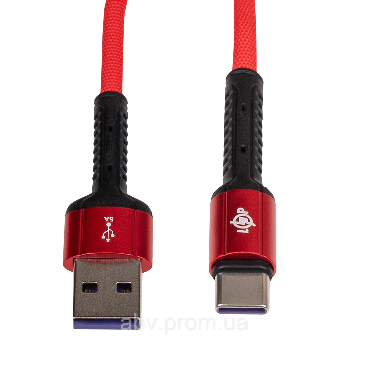 Кабель (шнур) LP USB 3.0 to USB Type-C 5A зі швидкою зарядкою (QC) 1м LS63C-5A, фото 1