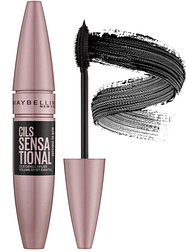 Maybelline Lash Sensational Intense Black 9,5 ml Туш для вій (оригінал оригінал Італія)