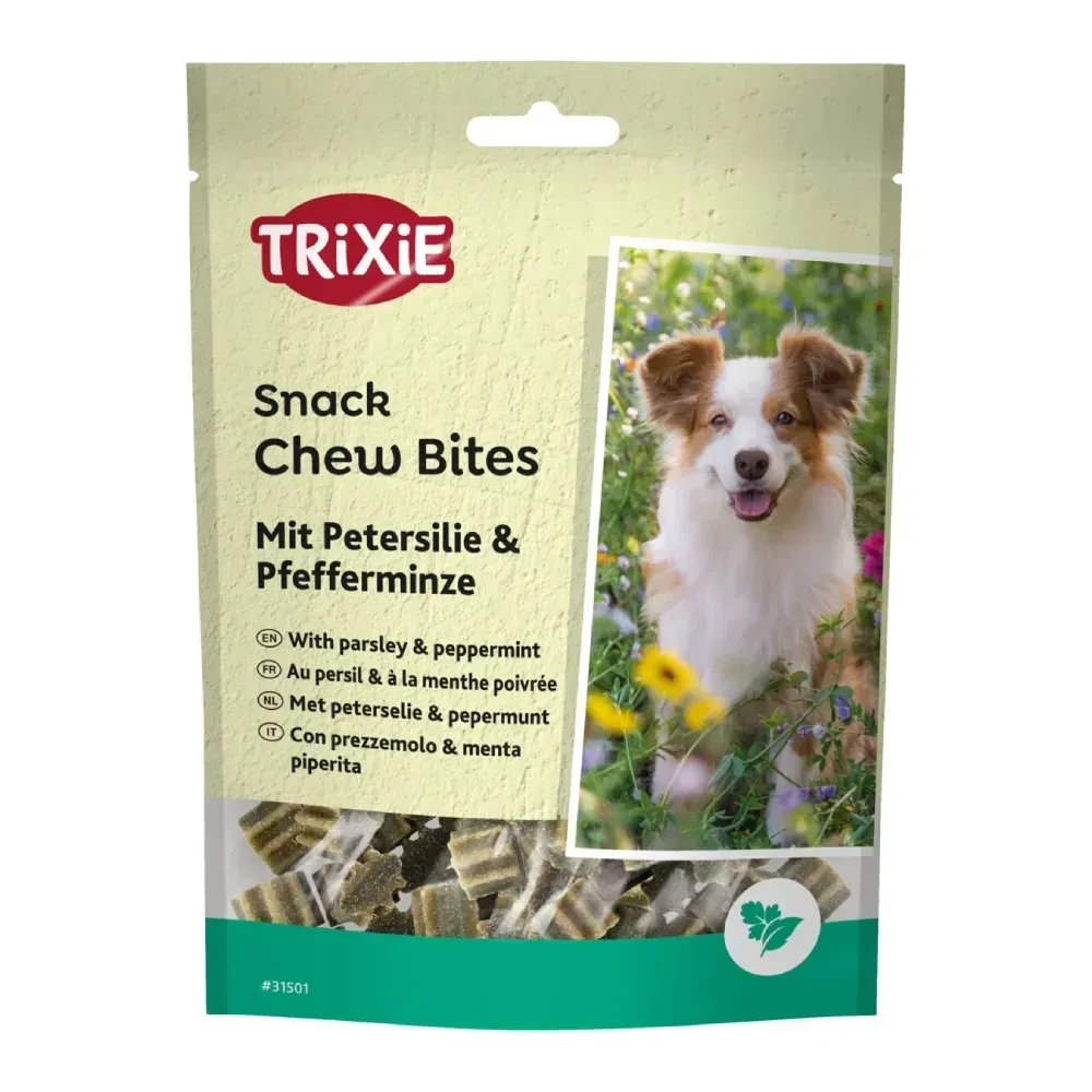 Trixie TX-31501 Chew Bites 150 г Жувальні цукерки з петрушкою та м'ятою для собак  (догляд за зубами)