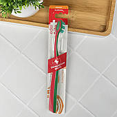 Зубна щітка Edel+White Allround середня жорсткість (зелена),1 шт