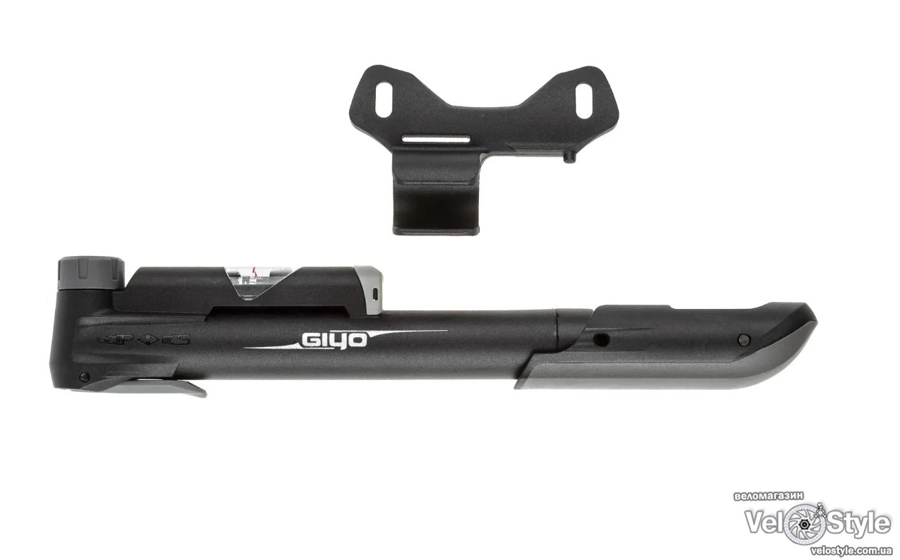 Насос Giyo GP-43CP з манометром, пластик, фото 1