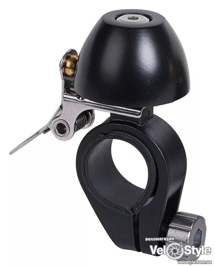 Звонок Zefal Classic Bike Bell Black (1063) стальн. ударний, чорн., фото 1