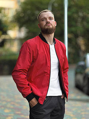 Бомбер чоловічий "Challenge" Intruder червоний, фото 1