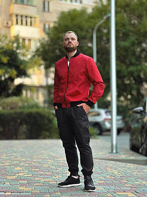 Бомбер чоловічий "Challenge" Intruder червоний, фото 2