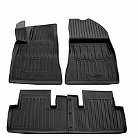 Коврик tesla model 3 (2017-...) комплект 3D килимків з 4 штук