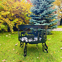 Кострова чаша Сохатий Big (вкрита вогнетривкою фарбою)., фото 6