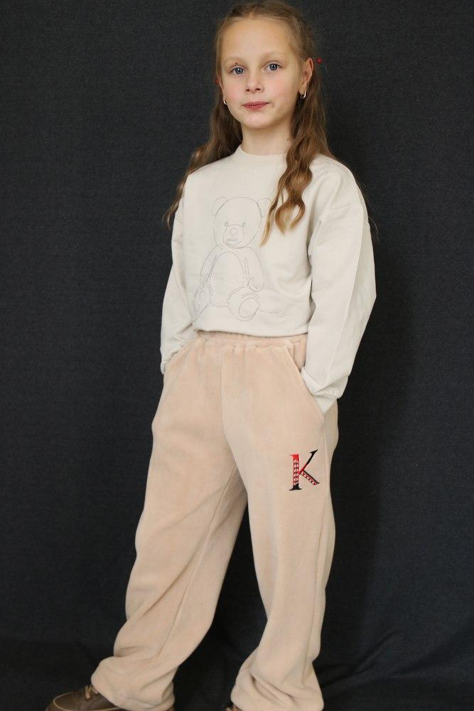 Дитячі штани унісекс "Ягуар" Бежеві, фото 1