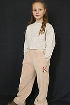 Дитячі штани унісекс "Ягуар" Бежеві