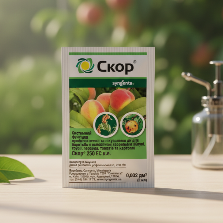 Фунгіцид Скор, 2 мл — захист від грибкових хвороб, фото 1