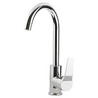 Змішувач s45 Ø40 для кухні вилив високий вухо на гайці AQUATICA (9745100)