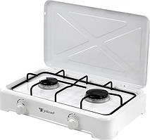 Газова настільна плита Yucel O 200 LPG White на 2 конфорки білий