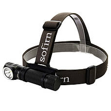 Налобний потужний ліхтар Sofirn SP40 з акумулятором 18650, фото 3