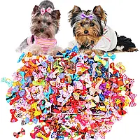 Бантики для собак на гумці в асортименті