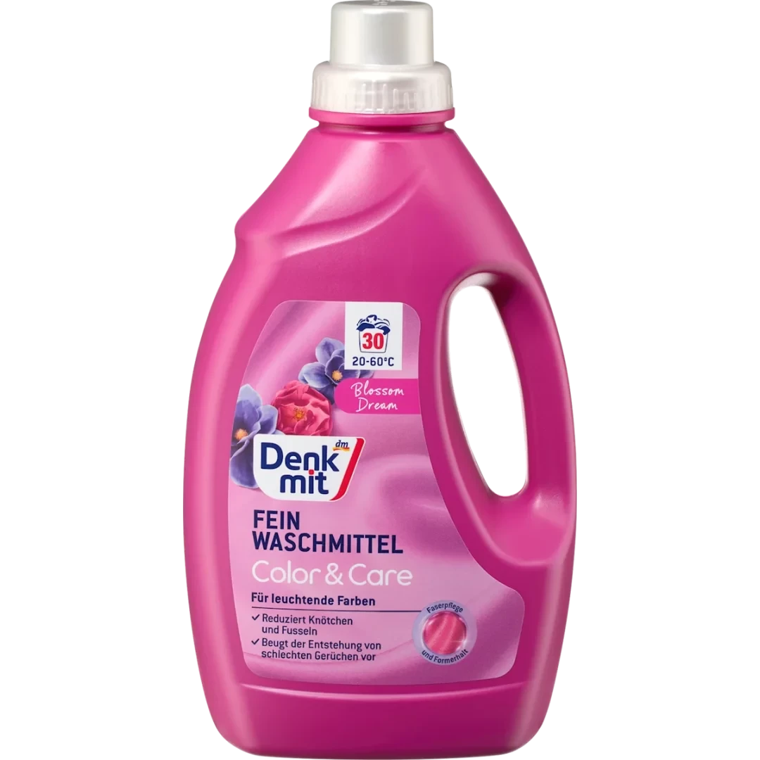 Рідкий пральний засіб для кольорового Denkmit Color&Care Blossom Dream (30 прань), 30 мл