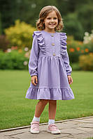 Стильне ошатне вельветове плаття для дівчинки "Мечта" (116-134р)