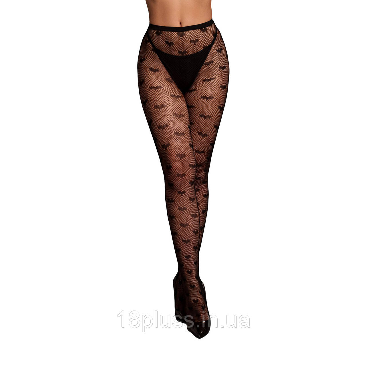 Еротичні блискучі колготки з сердечками Le Desir Heart Patterned Tights XS/XL ✨, фото 1