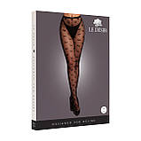 Еротичні блискучі колготки з сердечками Le Desir Heart Patterned Tights XS/XL ✨, фото 3