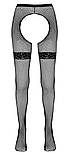 Колготки з імітацією панчіх Cottelli Collection Crotchless Tights M/L ✨, фото 4