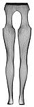 Колготки-сітка з блискітками та імітацією панчіх Cottelli Collection Suspender Tights S-L ✨, фото 8