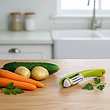 Овочечистка універсальна 2 в 1 Herisson з щіткою, фото 2