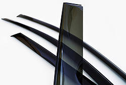 Дефлектори вікон Geely MK sedan 2008-2015 (4шт) Ветровики Джилі МК седан дефлектори (4шт)