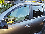 Дефлектори вікон Geely MK sedan 2008-2015 (4шт) Ветровики Джилі МК седан дефлектори (4шт), фото 7