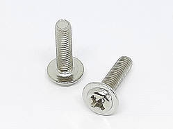 Гвинт PWM M3x12 з пресс-шайбою напівкруглою головкою PH набір 100 шт