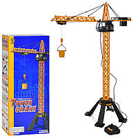 Дитяча іграшка Кран на радіокеруванні Bambi 6390A світлові ефекти висота 88 см