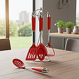 Набір кухонного приладдя Herisson 6 предметів на підставці 38 см, фото 2