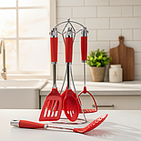 Набір кухонного приладдя Herisson 6 предметів на підставці 38 см, фото 3