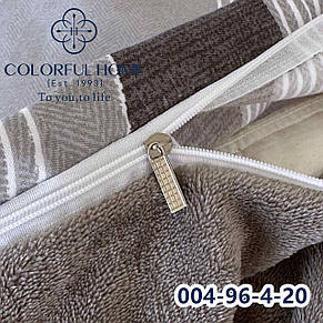 Тепла постіль двухстороння фланень велюр Colorful Home - євро, фото 2