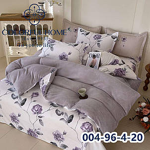 Тепла постіль двостороння фланель велюр Colorful Home — євро, фото 1