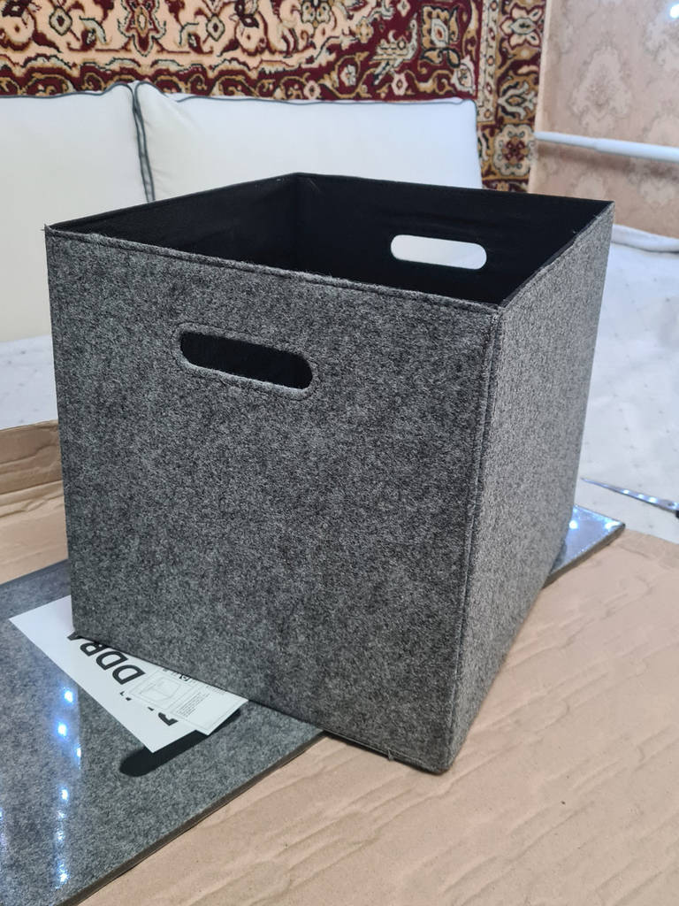 BLADDRA Коробка, сіра, 33х38х33 см IKEA 505.867.77 - фото покупців 1