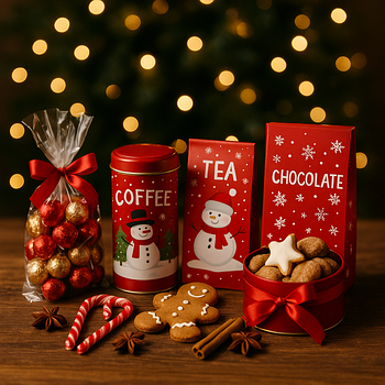 🎅 Новорічні подарунки 2026 — чай, кава та солодощі на Новий рік, Різдво та День Святого Миколая