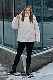 Стильний жіночий пуховик М-1101, розміри 46-52, фото 4