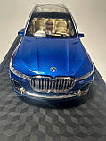 Машинка металева BMW X7 , "АвтоЕксперт" БМВ , синя, світло звук 20* 8 * 7 см, 1:24, фото 8