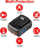 Заміна батареї Power Elektro Elektro 18v 5Ah Li-ion CoolPack для Bosch GBA BAT609 BAT609G BAT618G BAT619 BAT619G BAT622 BAT620-2PK, фото 2