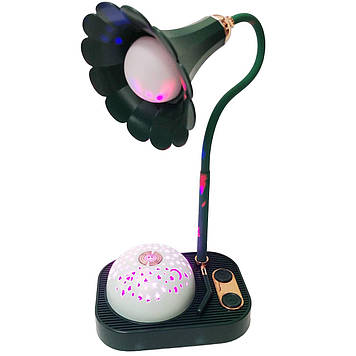 Дитяча настільна лампа-нічник Shenzhen Проєкція зоряного неба UP-180 акумуляторна зелена (UP180GR)