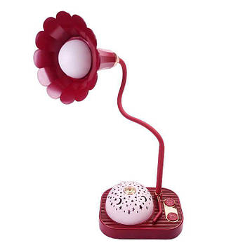 Дитяча настільна лампа-нічник Shenzhen Проєкція зоряного неба UP-180 акумуляторна червона (UP180R)